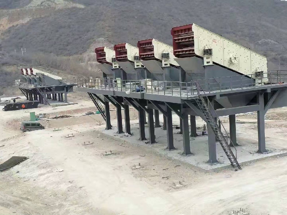 威迈达承建安徽绩溪砂石线生产现场